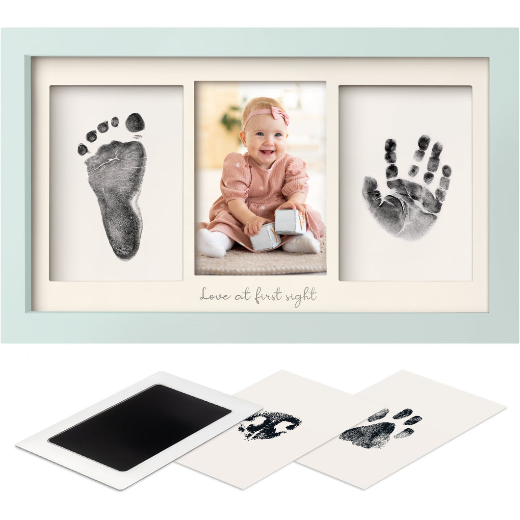 Duo Clean Touch Inkless Hand & Footprint Frame Kit (Sage)