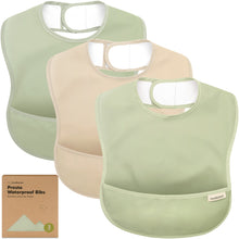 Load image into Gallery viewer, 3-Pack Presto Waterproof Bibs
