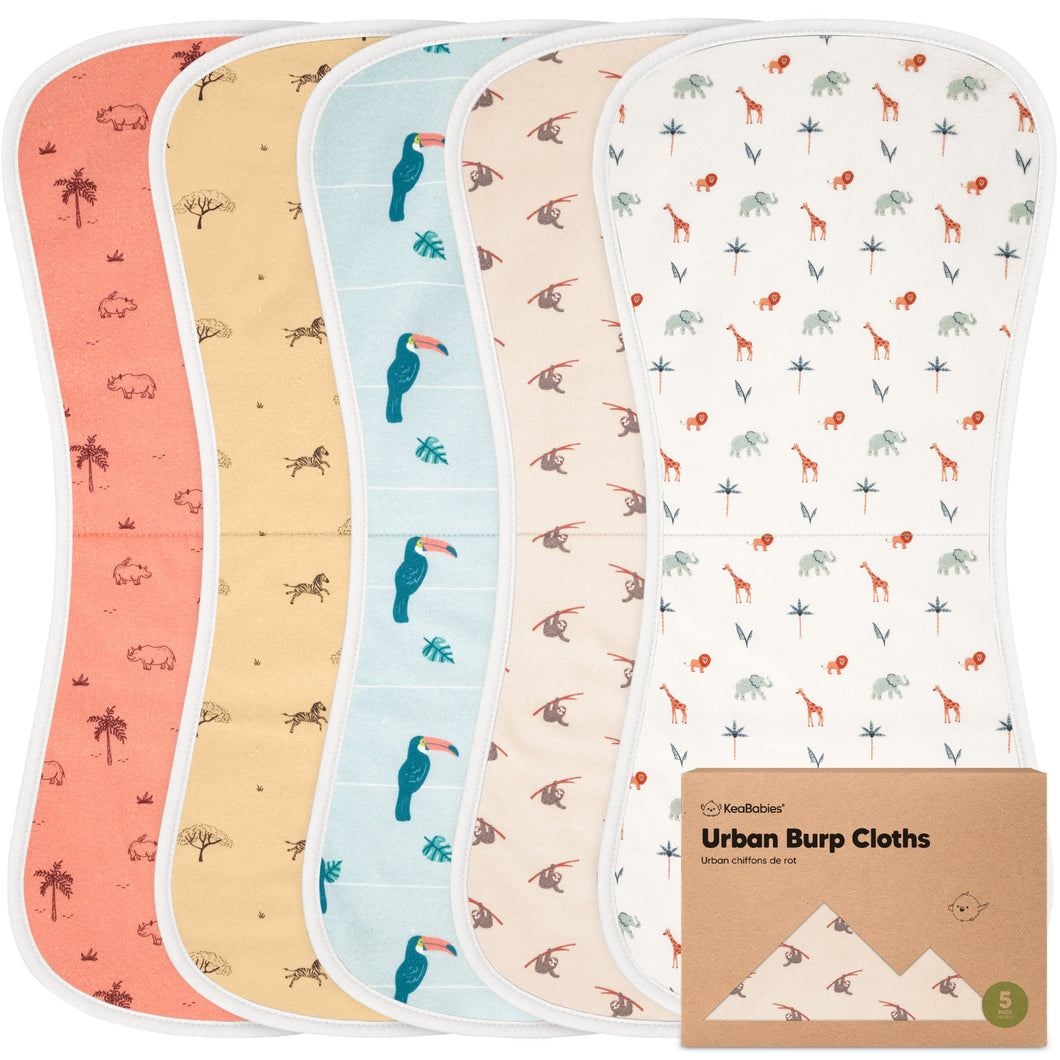 Urban Burp Cloths (Wildscape)