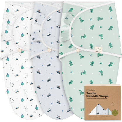 3-Pack Soothe Swaddle Wraps 27737625395386