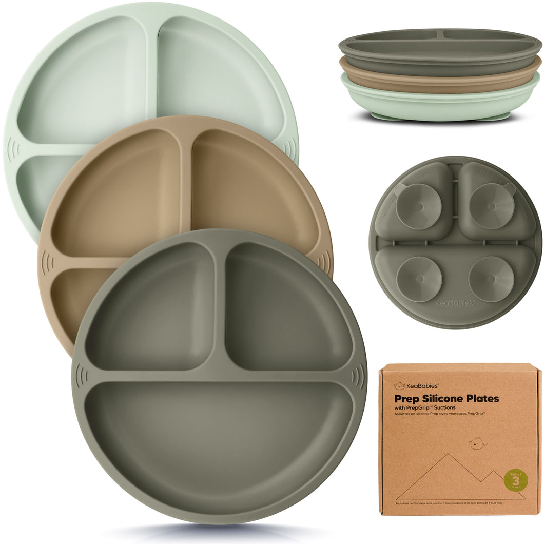 3-Pack Prep Silicone Suction Plates (Marsh)