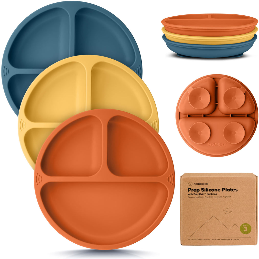 3-Pack Prep Silicone Suction Plates (Valiant)