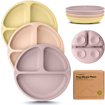 3-Pack Prep Silicone Suction Plates 28066398634170
