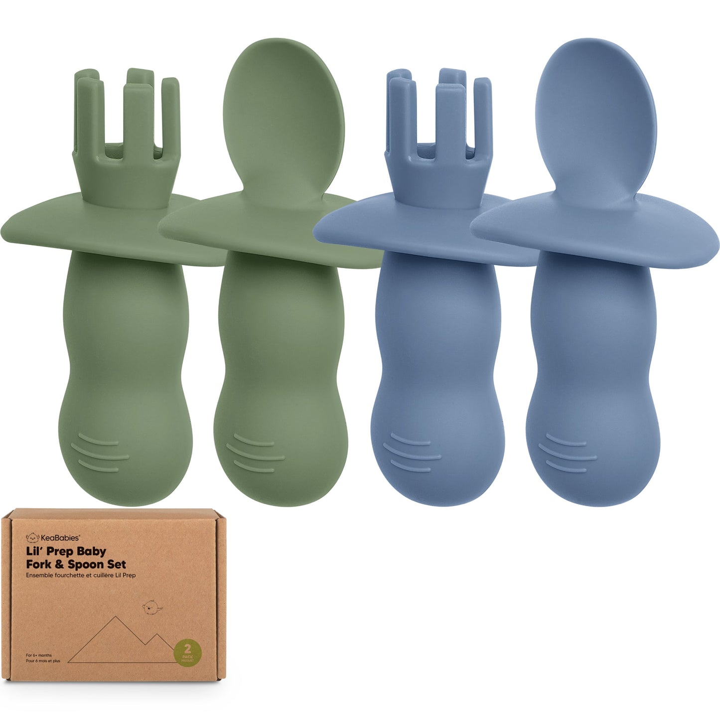 2-Sets Lil’ Prep Baby Fork & Spoon 27798970532026