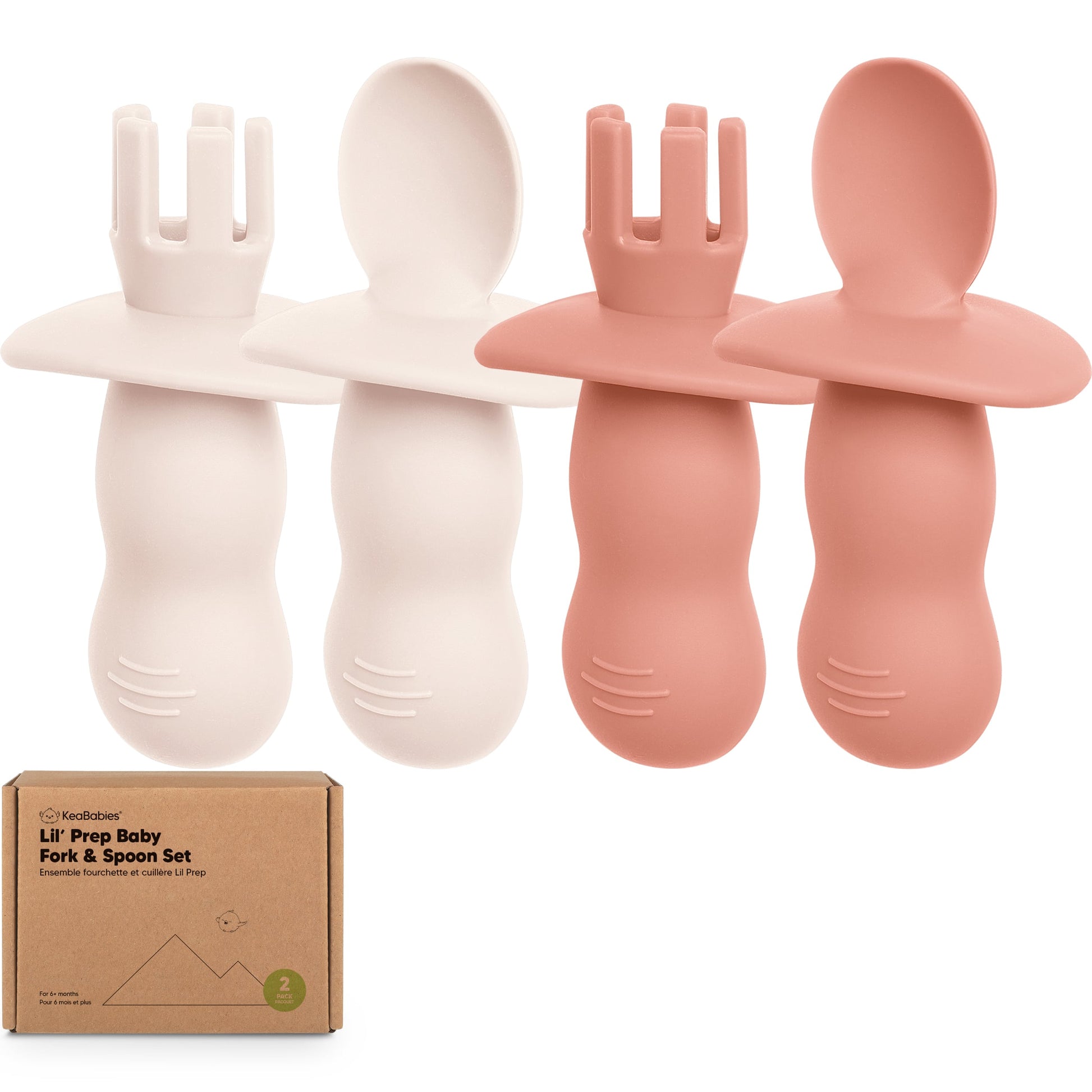 2-Sets Lil’ Prep Baby Fork & Spoon 27815973748922