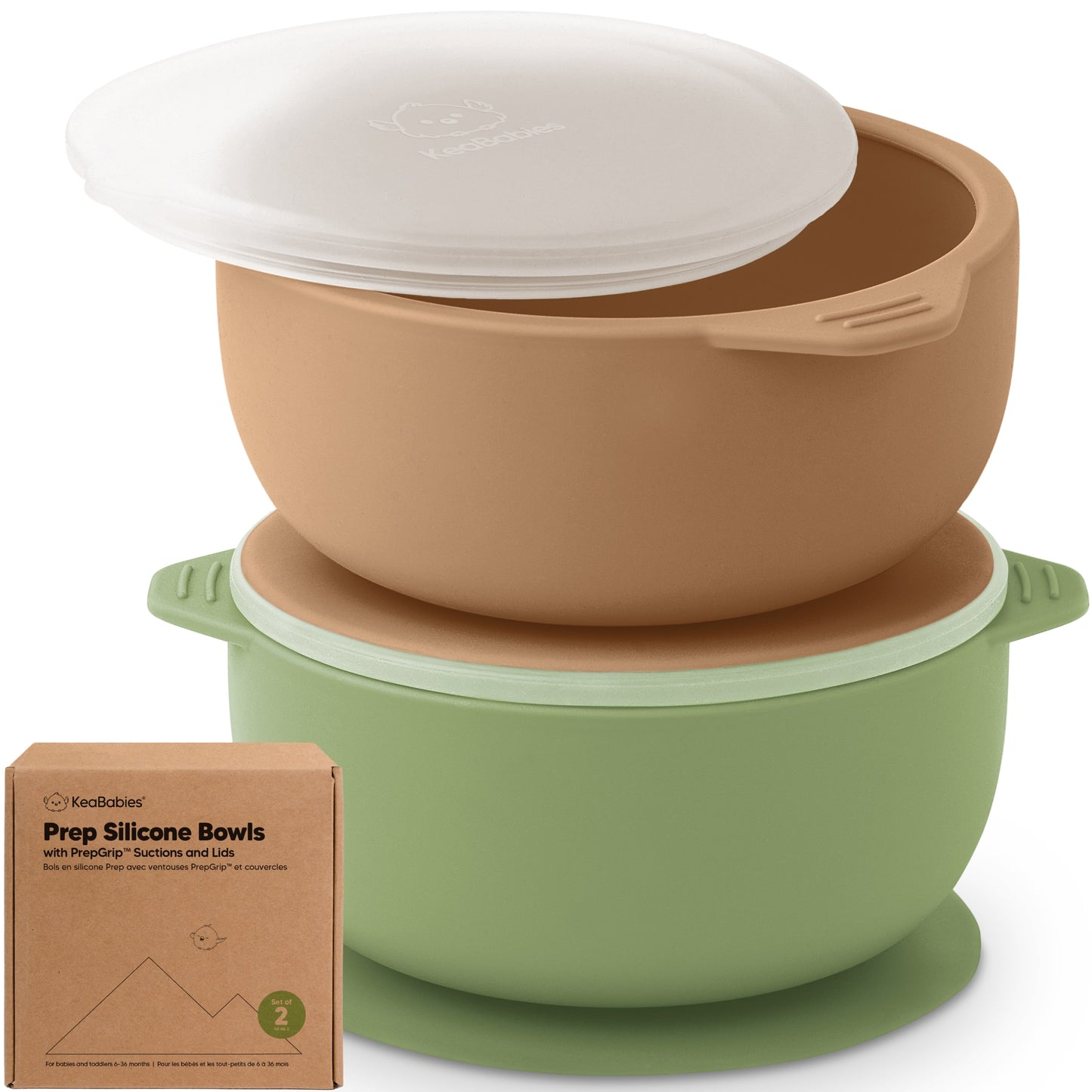 2-Pack Prep Silicone Suction Bowls 27818079584442