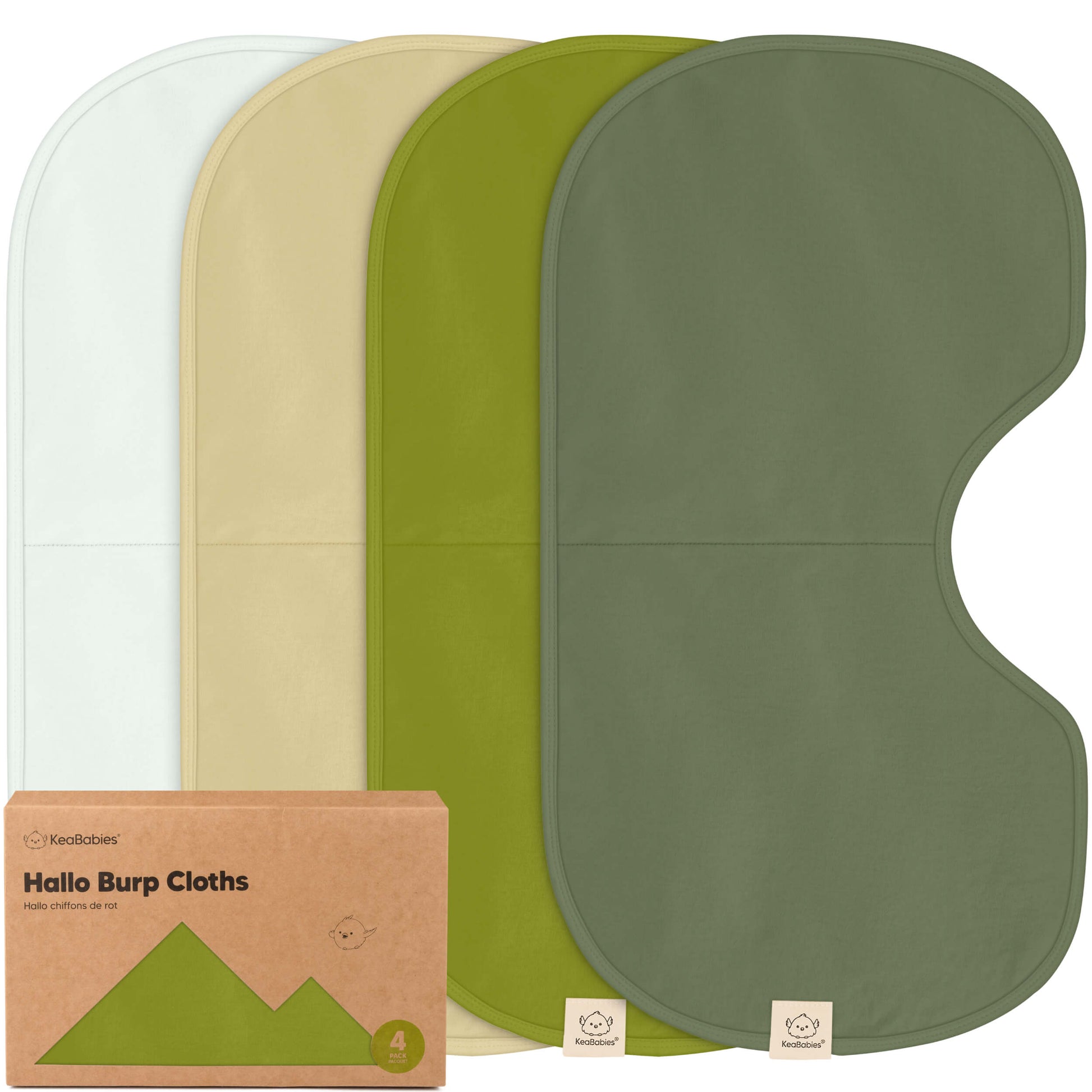 4-Pack Hallo Burp Cloths 28042172956858