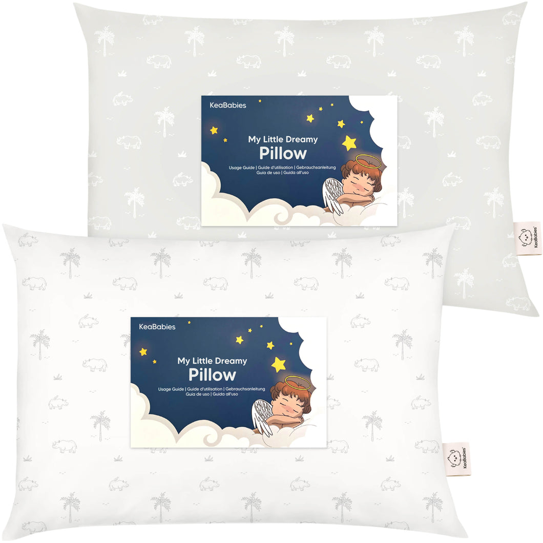 2-Pack Toddler Pillows (Wild Horns)