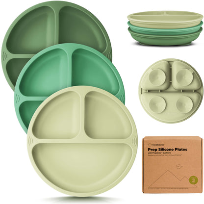 3-Pack Prep Silicone Suction Plates 28097886978234