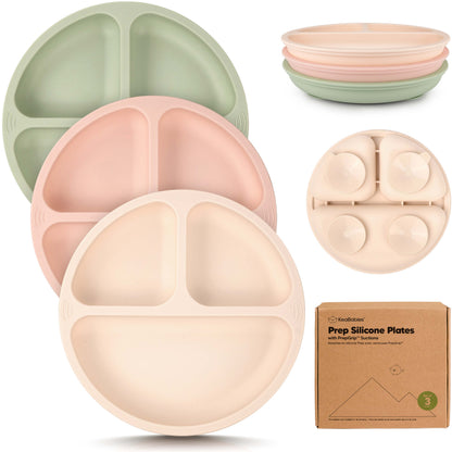 3-Pack Prep Silicone Suction Plates 27979332255930