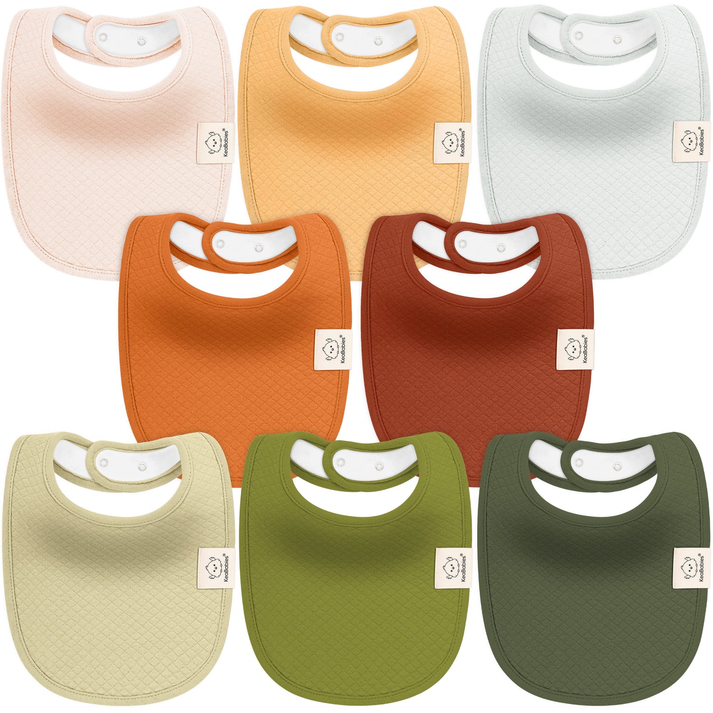 8-Pack Urban Quin Drool Bibs 28111302525114