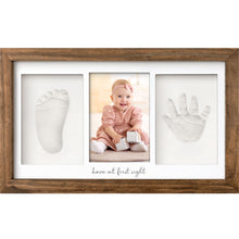 Load image into Gallery viewer, Baby Handprint &amp; Footprint Keepsake Duo Frame
