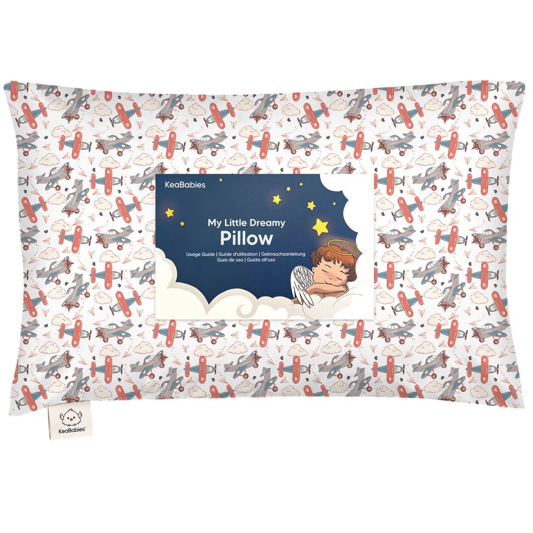 Toddler Pillow with Pillowcase (Aircraft)