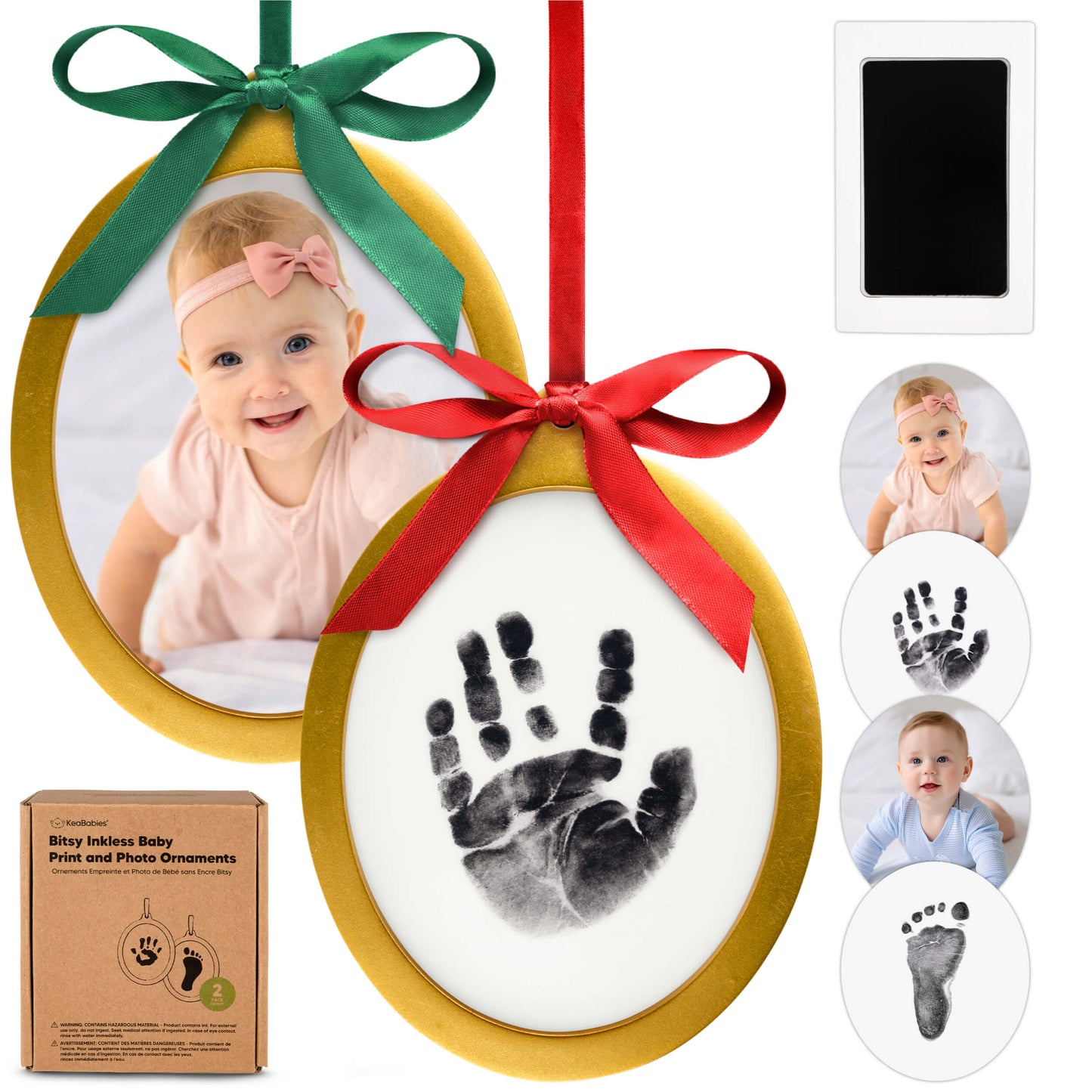 Bitsy Inkless Baby Print and Photo Ornaments 28386167423162