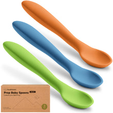 Load image into Gallery viewer, 3-Pack Prep Baby Spoons
