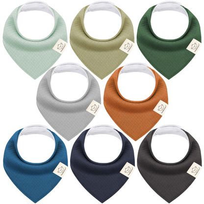 8-Pack Quin Bandana Bibs 28971385815226
