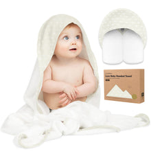 Load image into Gallery viewer, Luxe Baby Hooded Towel (Rainbow)
