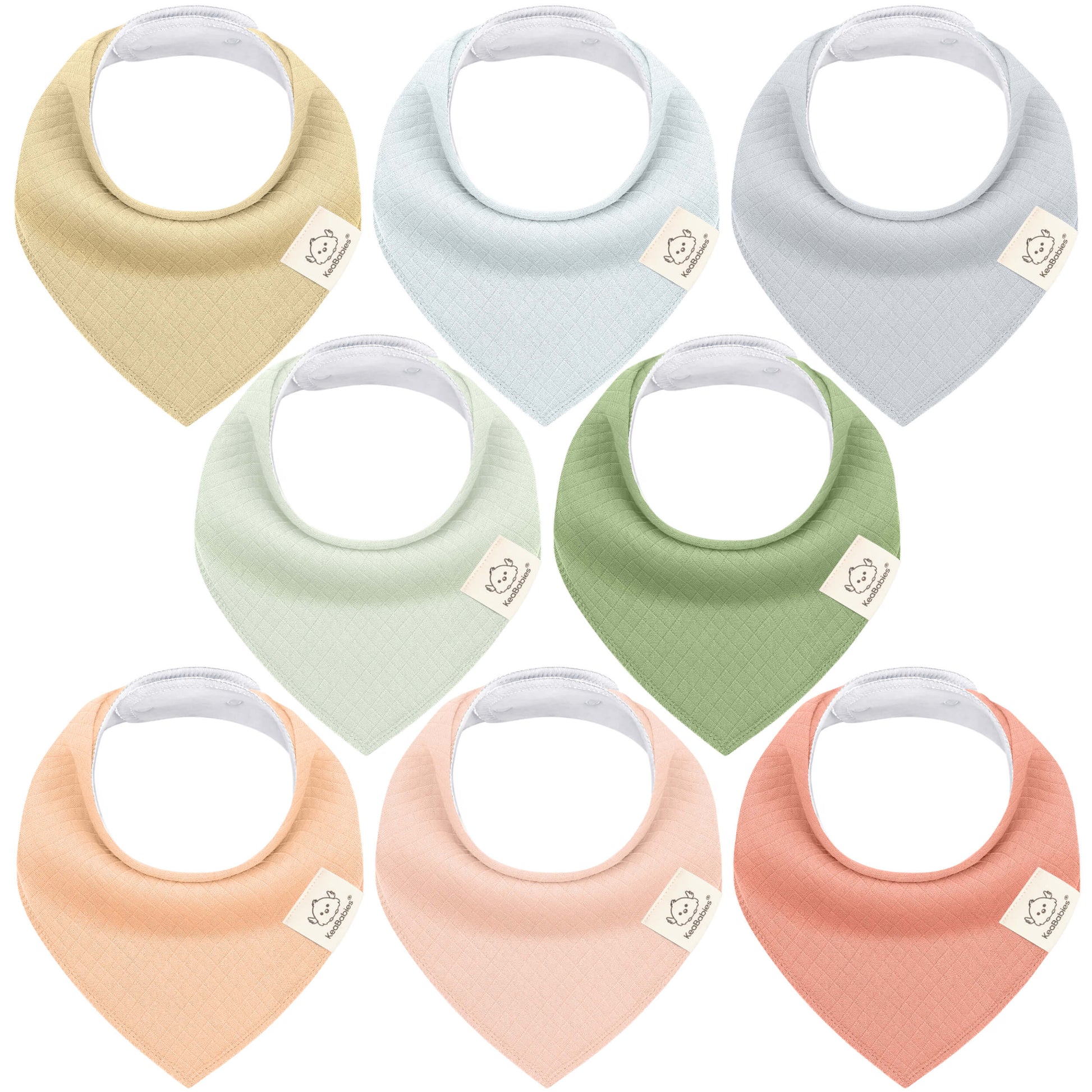 8-Pack Quin Bandana Bibs 28971300487354