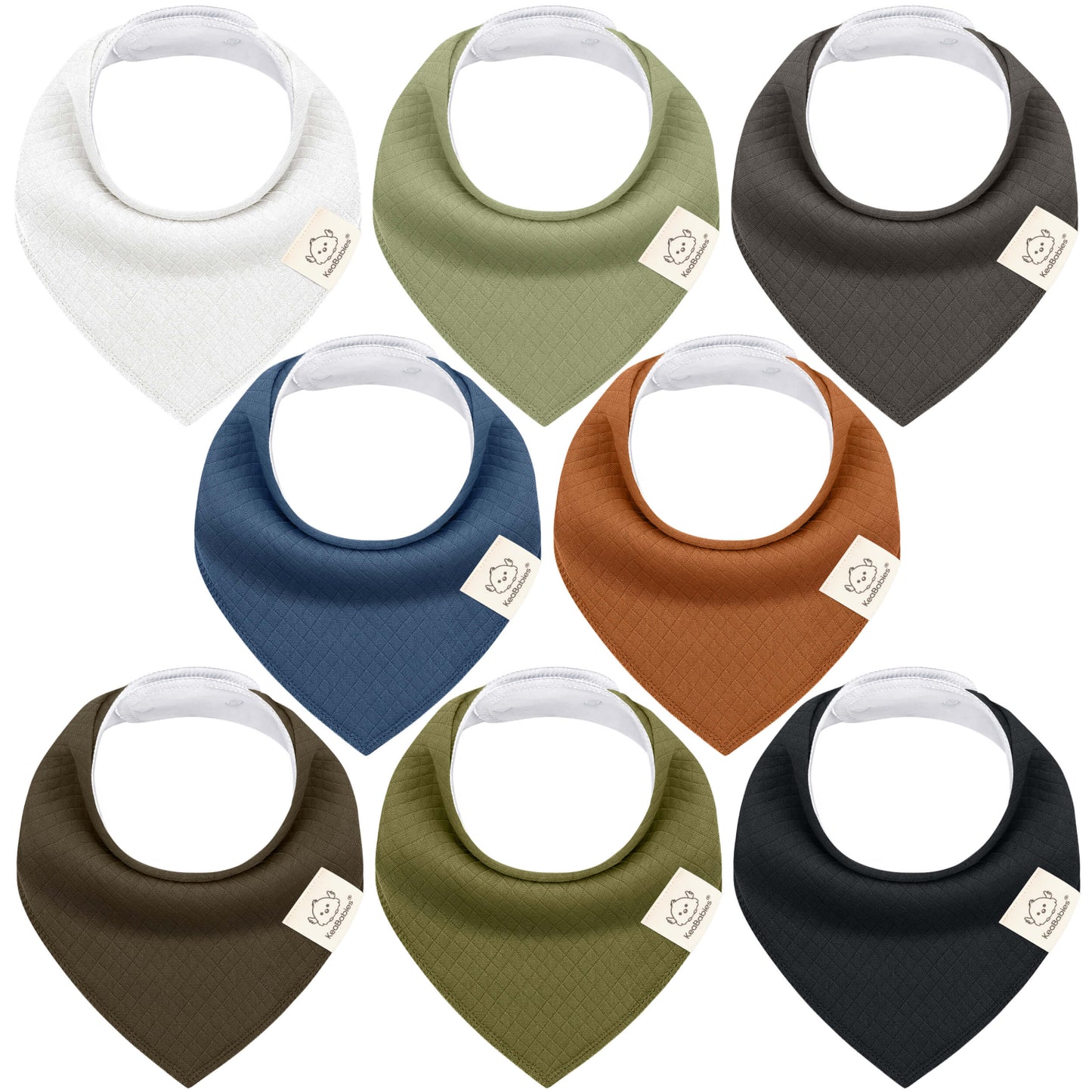 8-Pack Quin Bandana Bibs 28971248517306