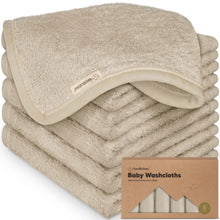 Load image into Gallery viewer, Deluxe Baby Washcloths (Earth Brown)
