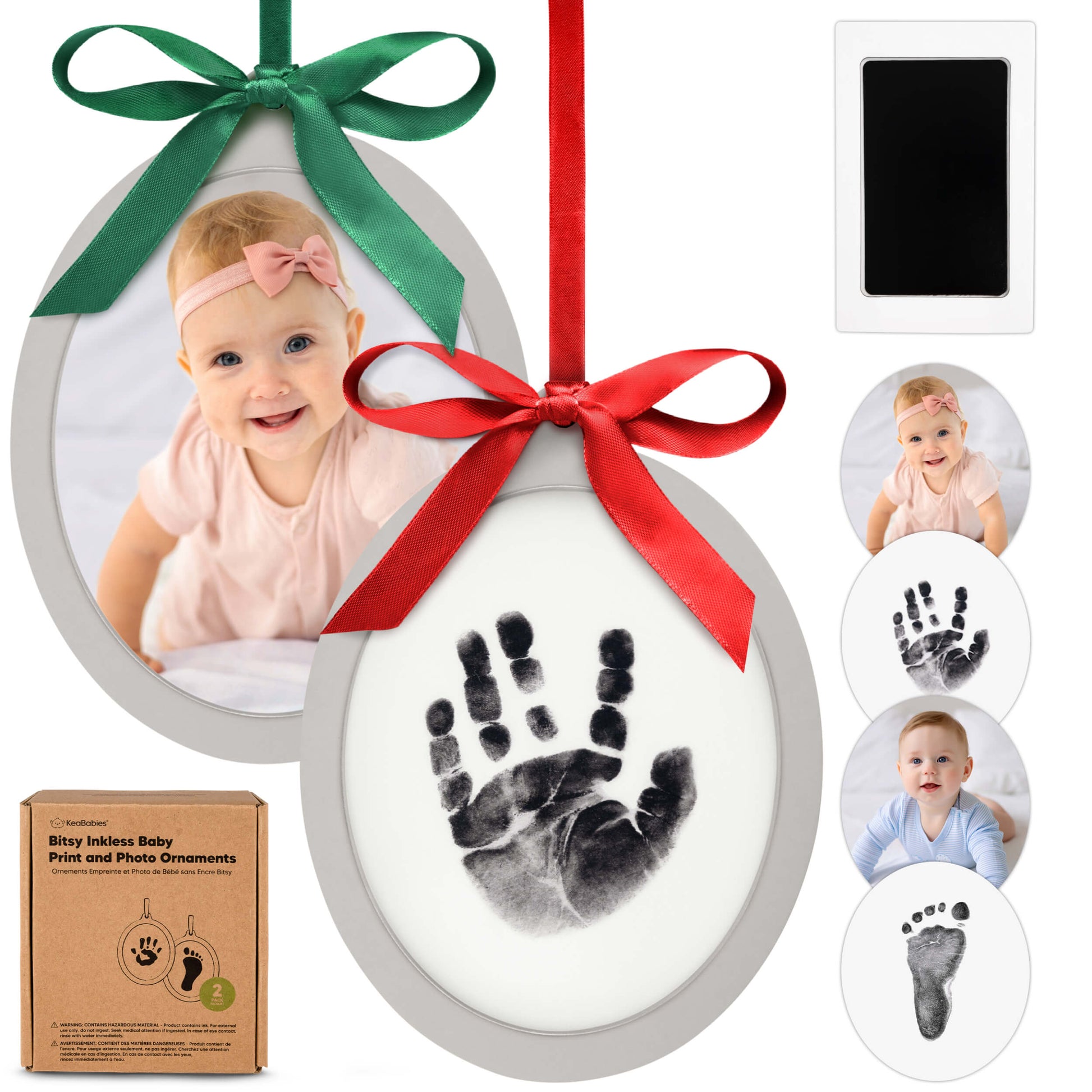 Bitsy Inkless Baby Print and Photo Ornaments 28391562248378