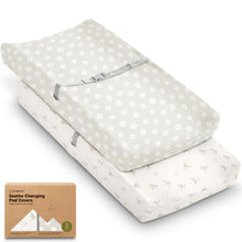 Load image into Gallery viewer, 2-Pack Soothe Changing Pad Covers (Meadow)

