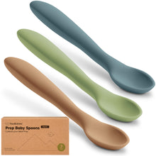 Load image into Gallery viewer, 3-Pack Prep Baby Spoons (Desert)
