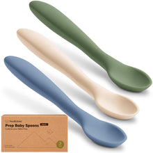 Load image into Gallery viewer, 3-Pack Prep Baby Spoons
