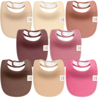 8-Pack Urban Quin Drool Bibs 28374103228602