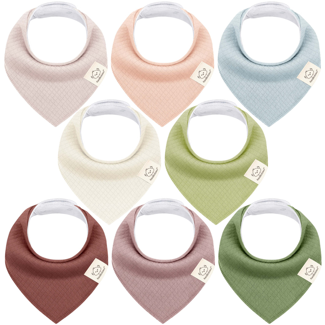 8-Pack Quin Bandana Bibs (Moor)