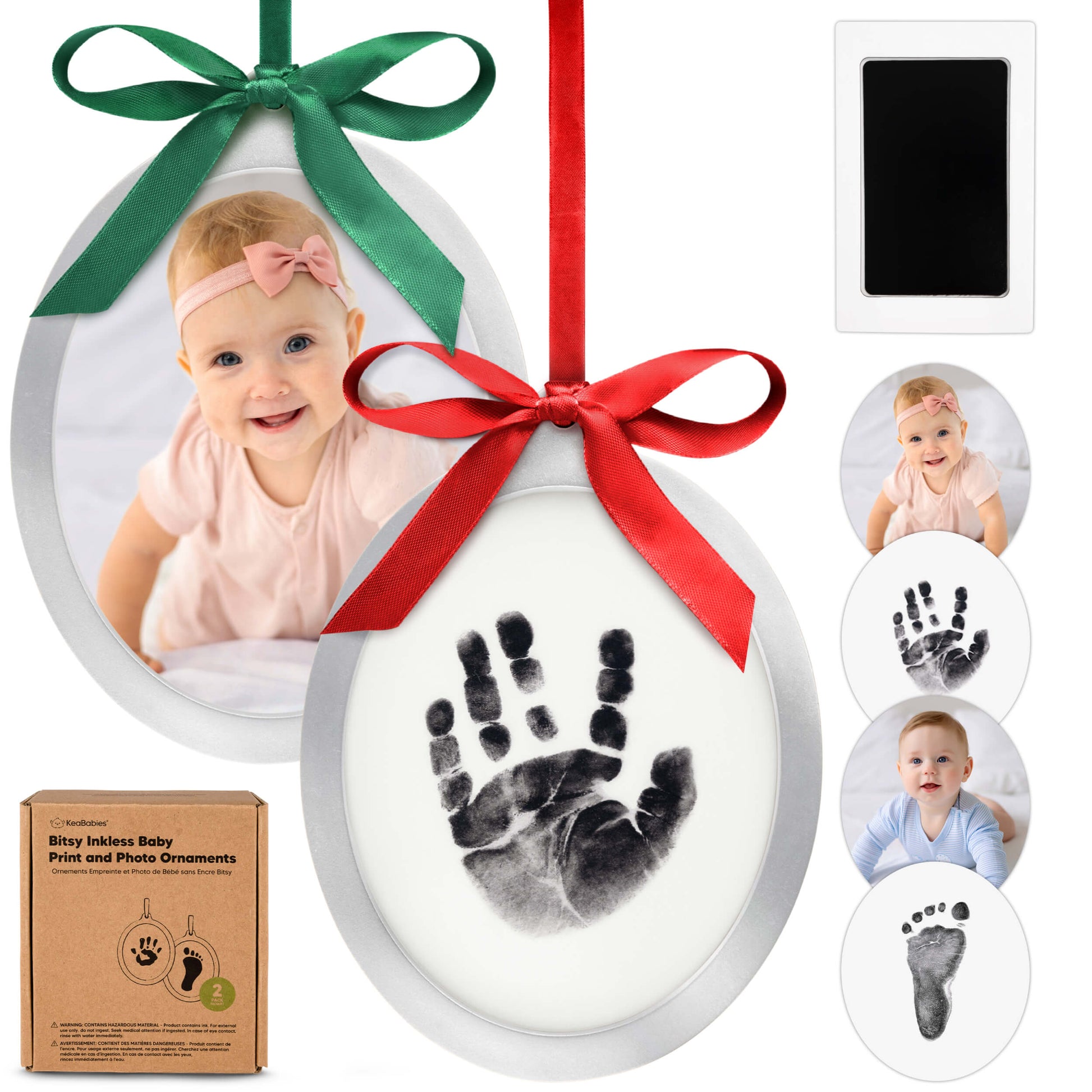 Bitsy Inkless Baby Print and Photo Ornaments 28391748436154