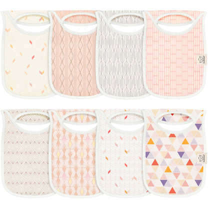 8-Pack Hallo Drool Bibs 28508537356474
