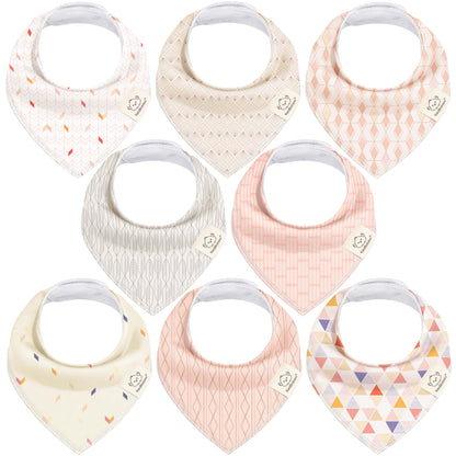 8-Pack Organic Bandana Bibs (Girl) 28413261381818