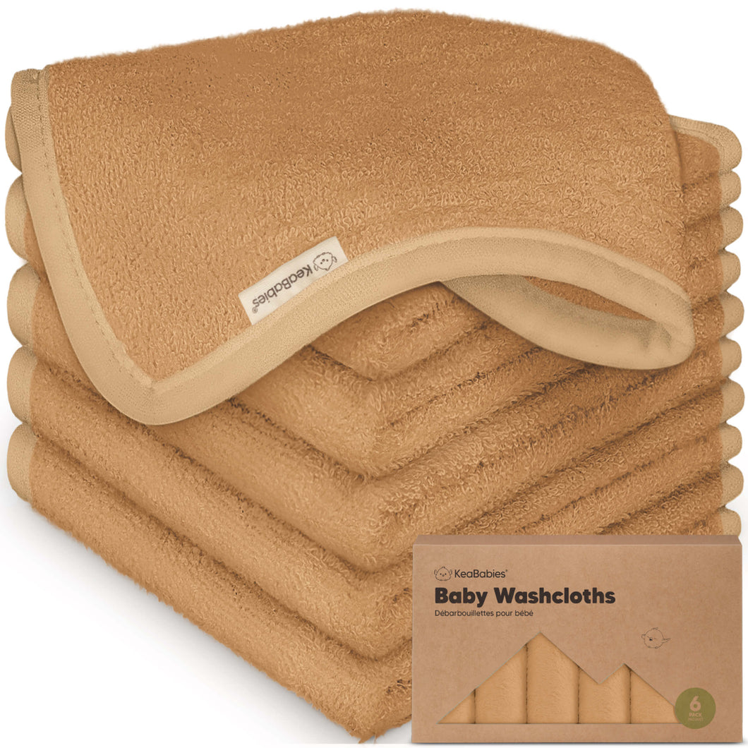 Deluxe Baby Washcloths (Toast)