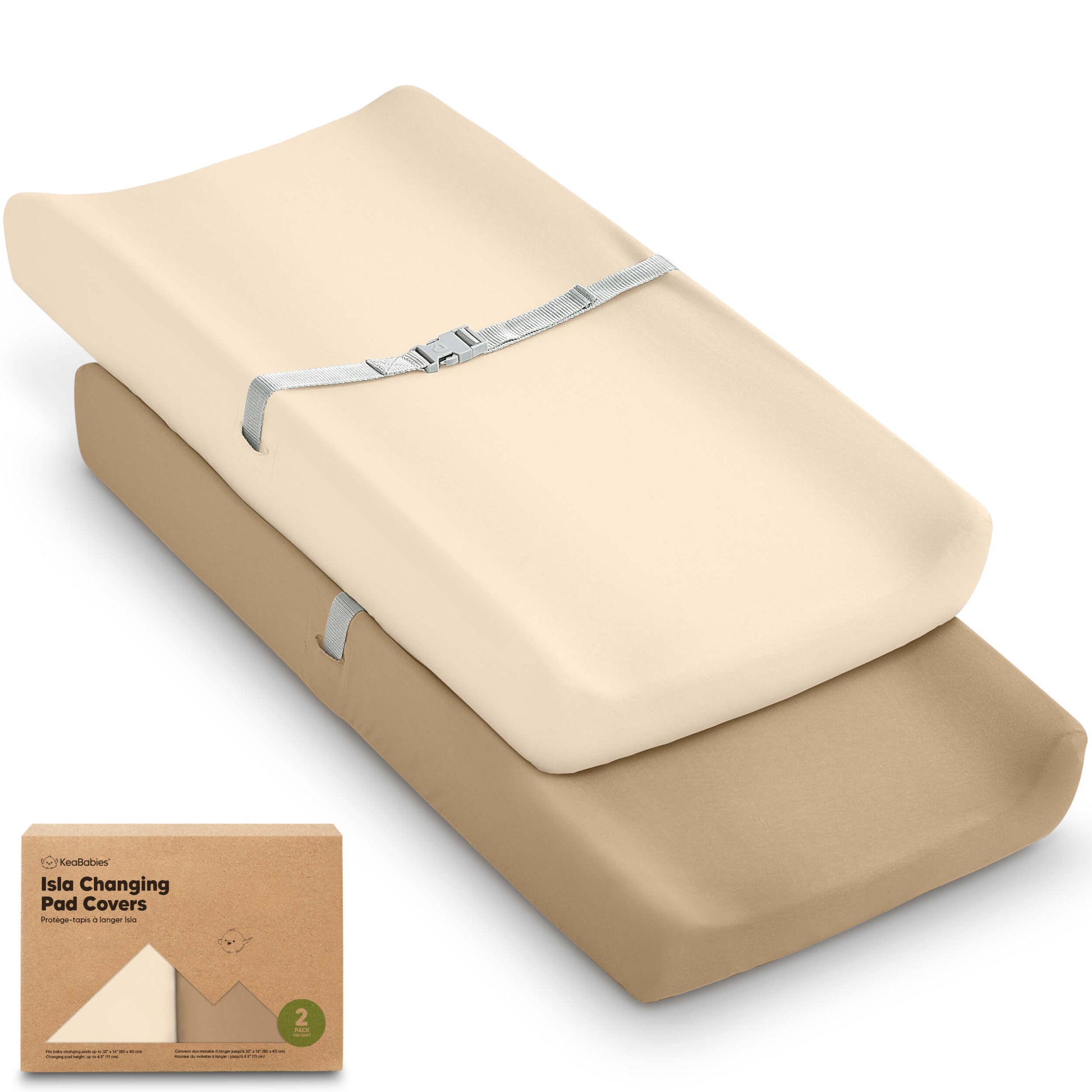 Isla changing pad covers, 2-pack. 28907945918650