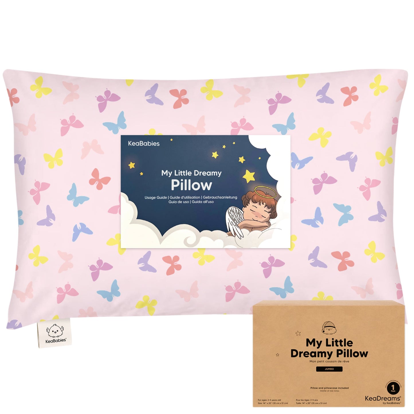 Jumbo Toddler Pillow with Pillowcase 28429845430458