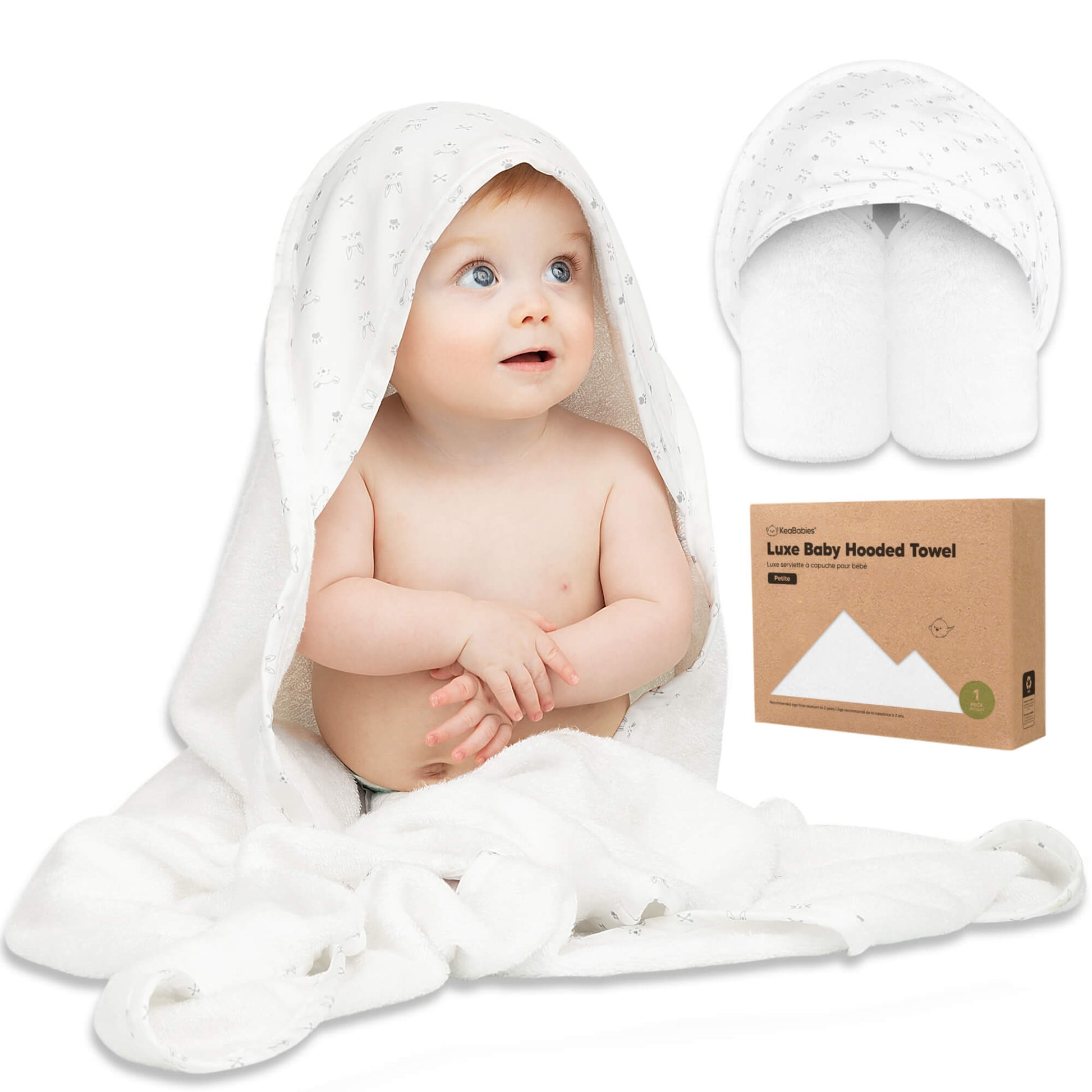 Luxe Baby Hooded Towel 32283442708666