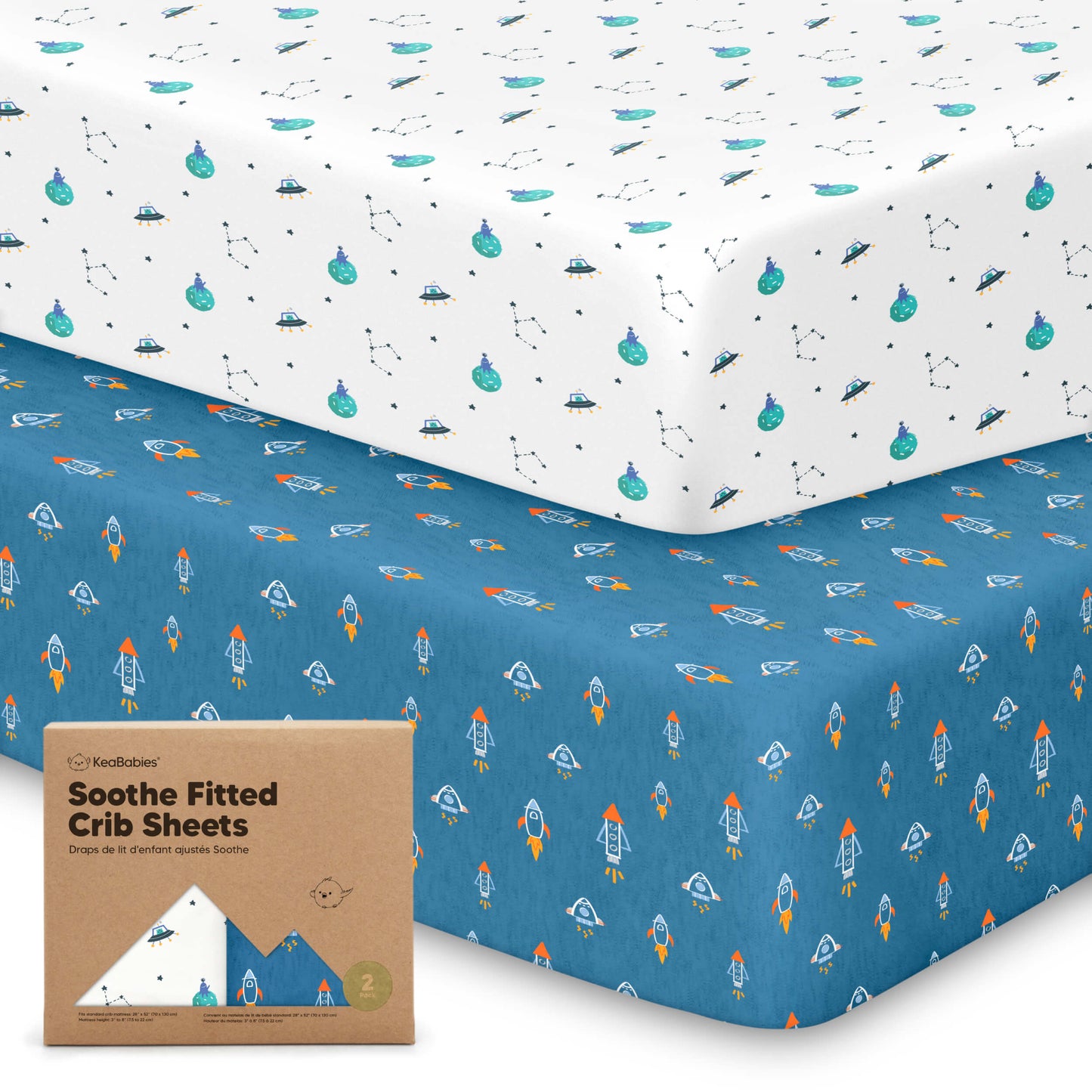 Soothe Fitted Crib Sheet 28569380552890