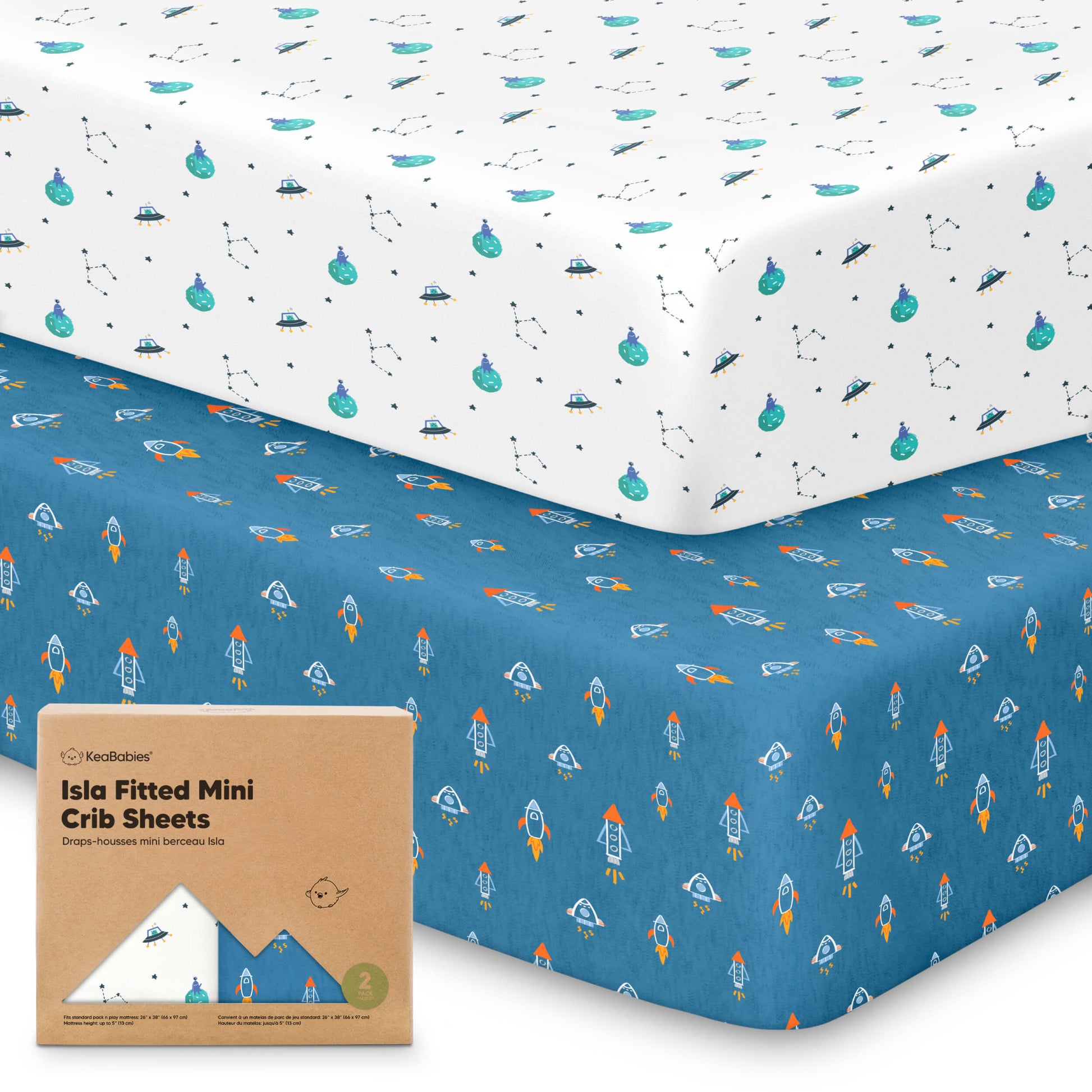 Isla Fitted Mini Crib Sheets 29117765484730