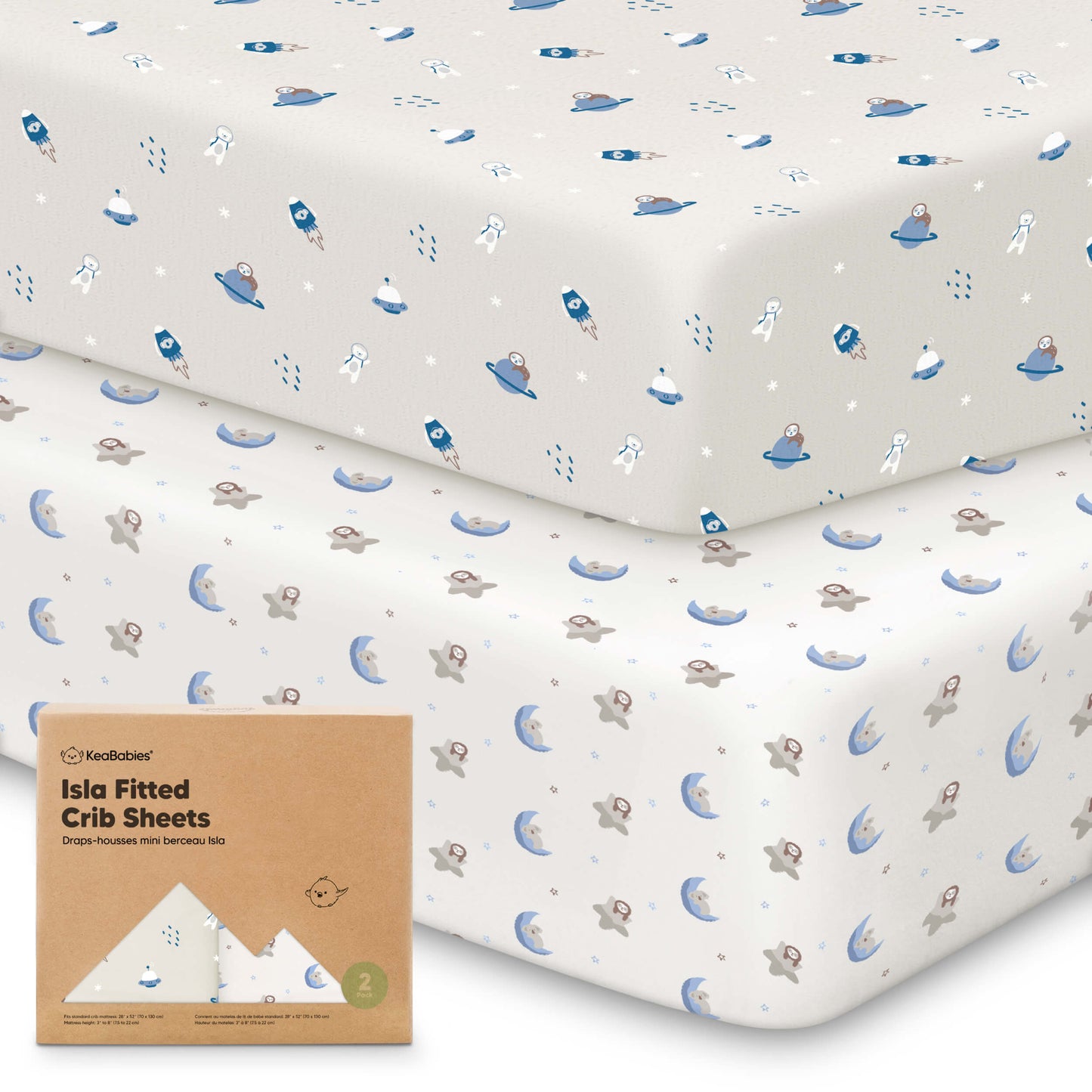 Isla Fitted Crib Sheets 28723228508346