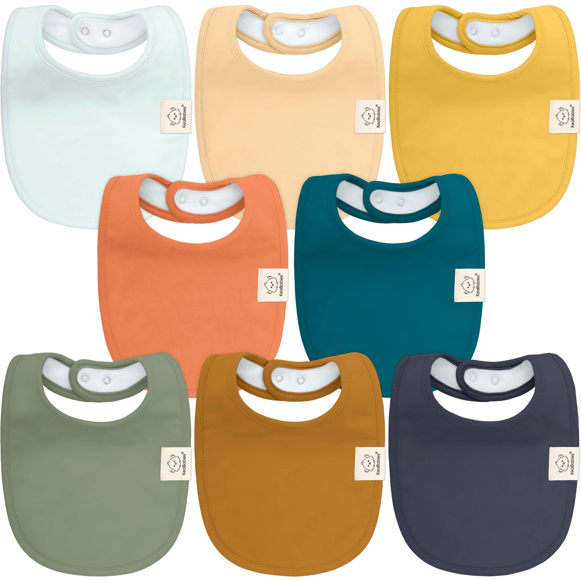 8-Pack Urban Drool Bibs 28501796585658