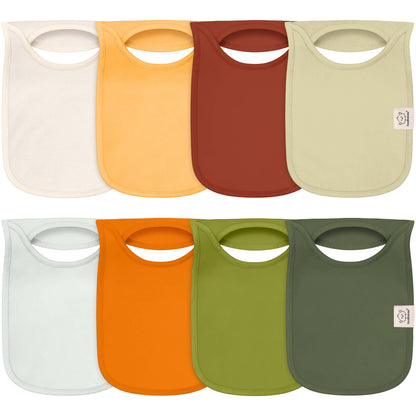 8-Pack Hallo Drool Bibs 28551796621498