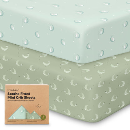 Soothe Fitted Mini Crib Sheet 28612569137338