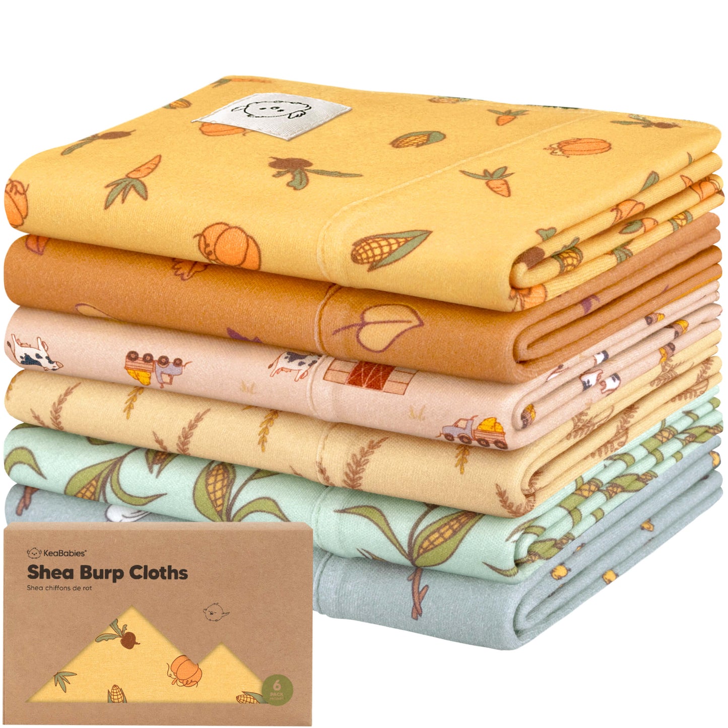 Shea Burp Cloths 28599447224506