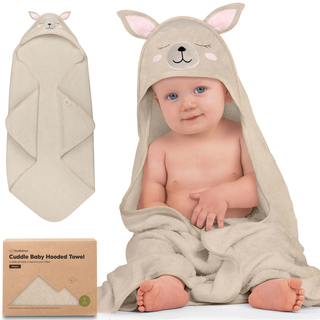 Cuddle Baby Hooded Towel (Alpaca)