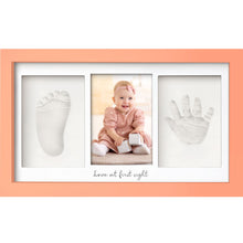 Load image into Gallery viewer, Baby Handprint &amp; Footprint Keepsake Duo Frame
