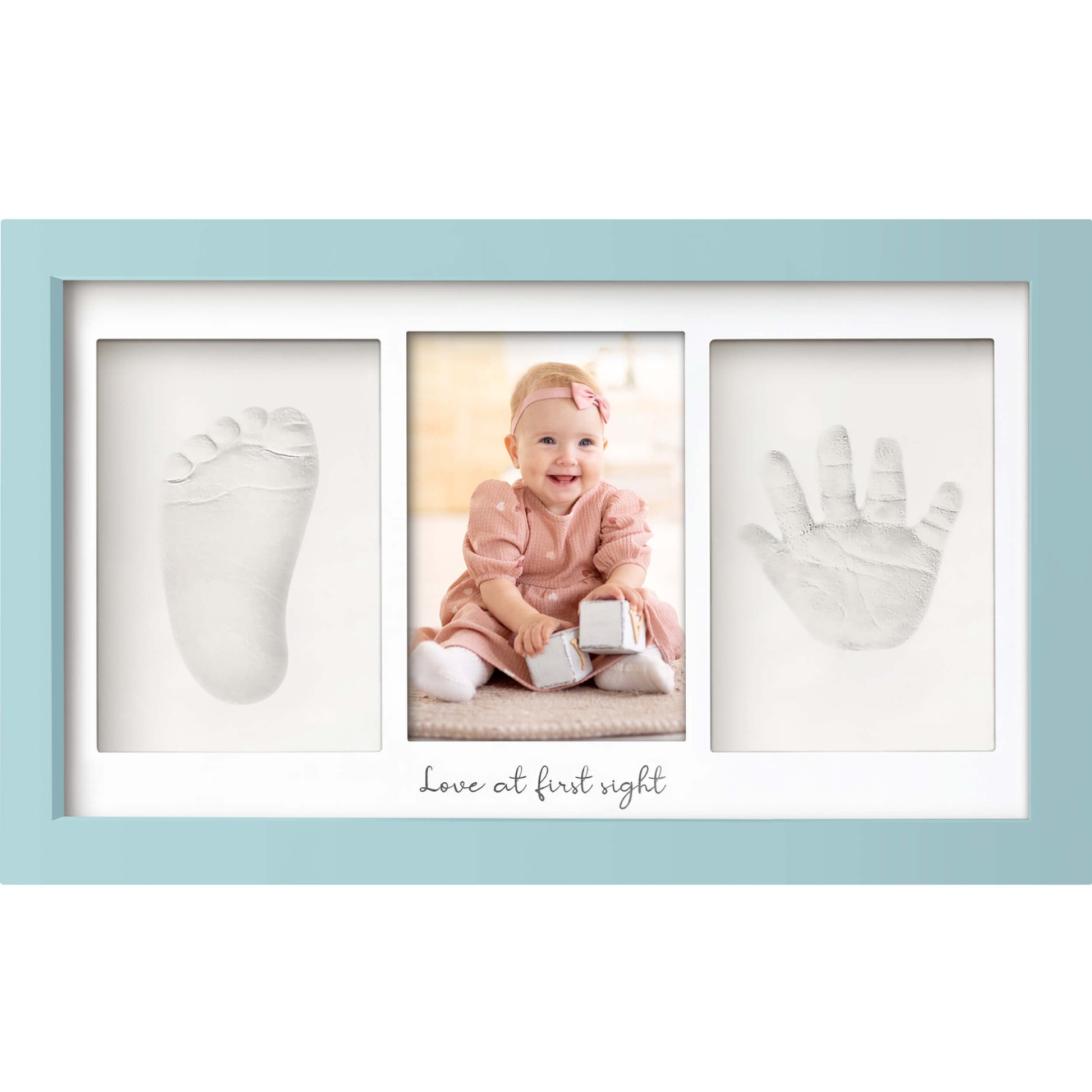 Baby Handprint & Footprint Keepsake Duo Frame 28612506091706
