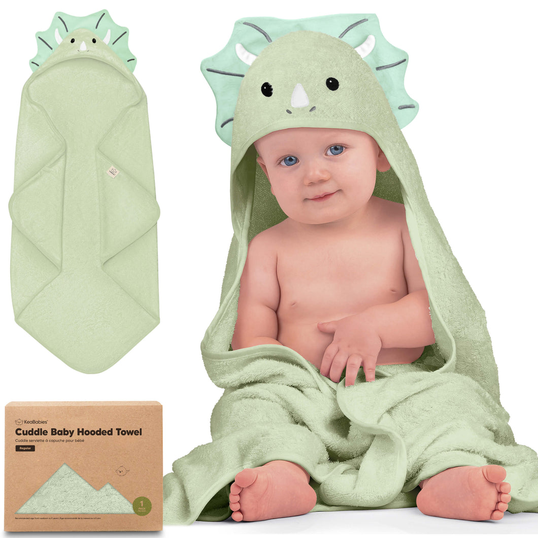 Cuddle Baby Hooded Towel (Triceratops)