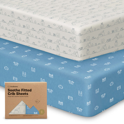 Soothe Fitted Crib Sheet 28835270557882
