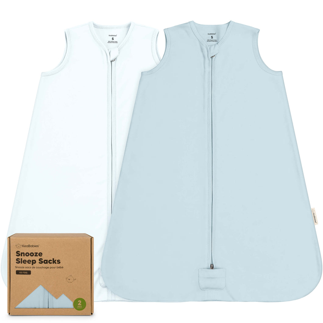 2-Pack Snooze Sleep Sacks (Glacier)